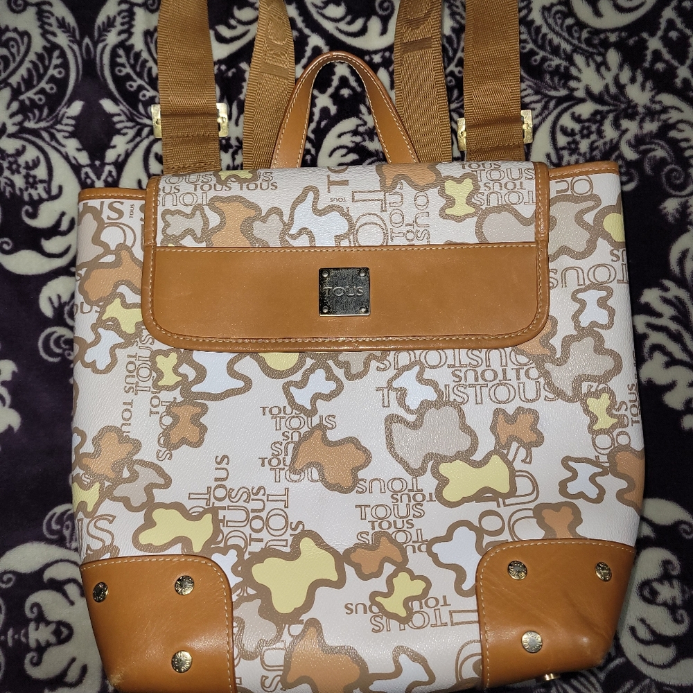 Tous Backpack Tan multicolored